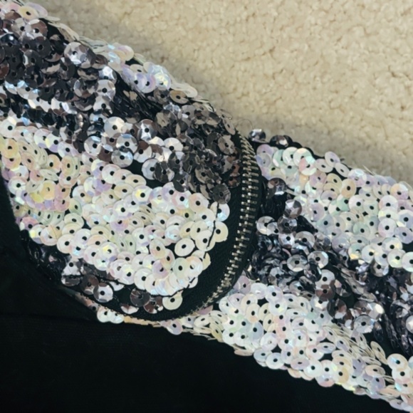 Victorias Secret Pink Rare Black and White Striped Backpack - Picture 5 of 9